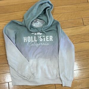 Women’s Hollister Gradient Hoodie - Blue and White